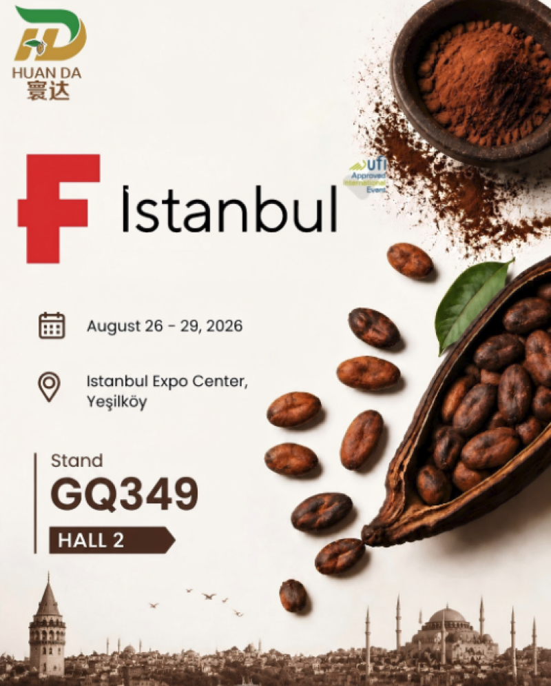 Huanda Cocoa at Fi Istanbul 2026 — Stand GQ349, Hall 2