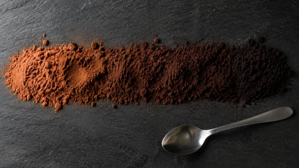Color and pH spectrum of cocoa powder from natural to Dutch-process, dark, and black